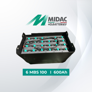 ẮC QUY XE NÂNG ĐIỆN MIDAC MODEL 6MBS100
