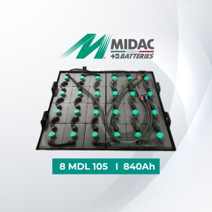 ẮC QUY XE NÂNG ĐIỆN MIDAC MODEL 8MDL105